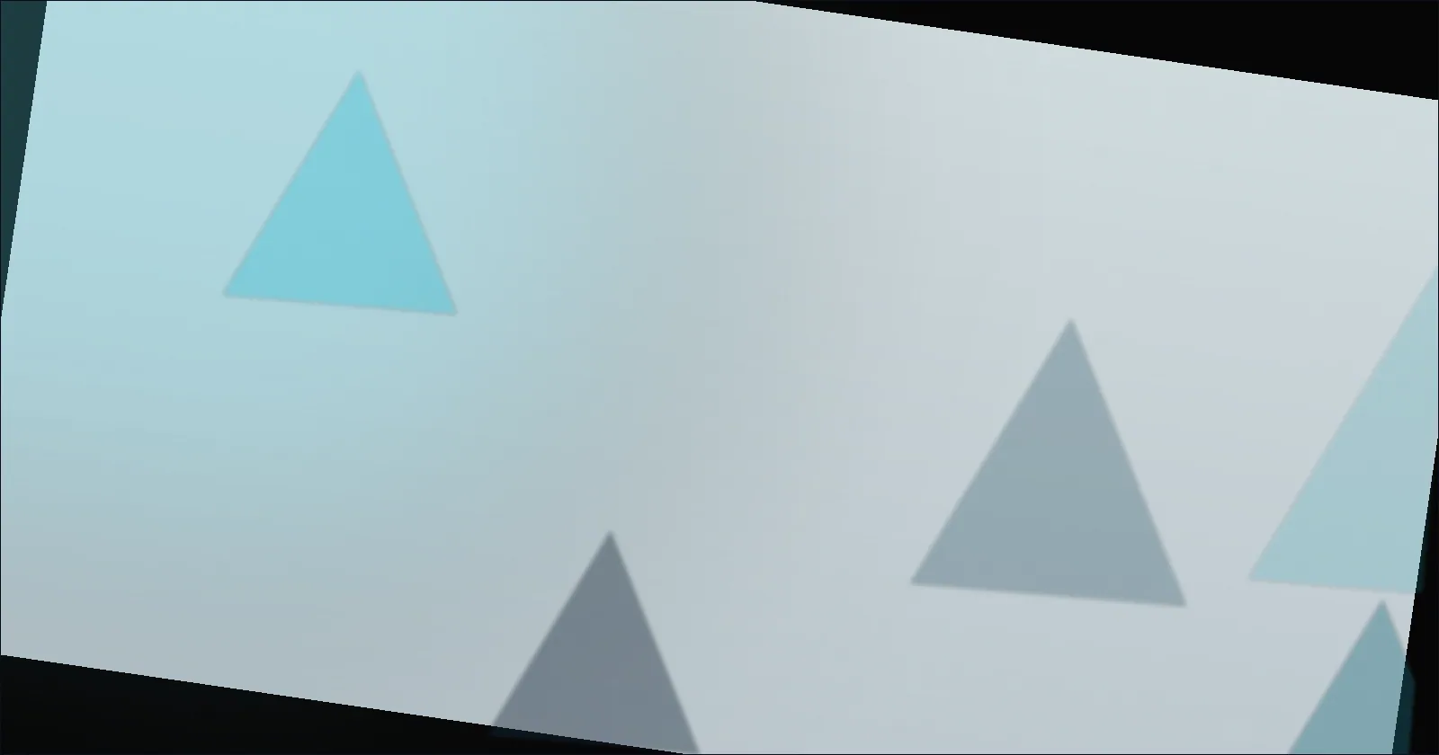 A minimalist game screen next to a complex AAA game menu